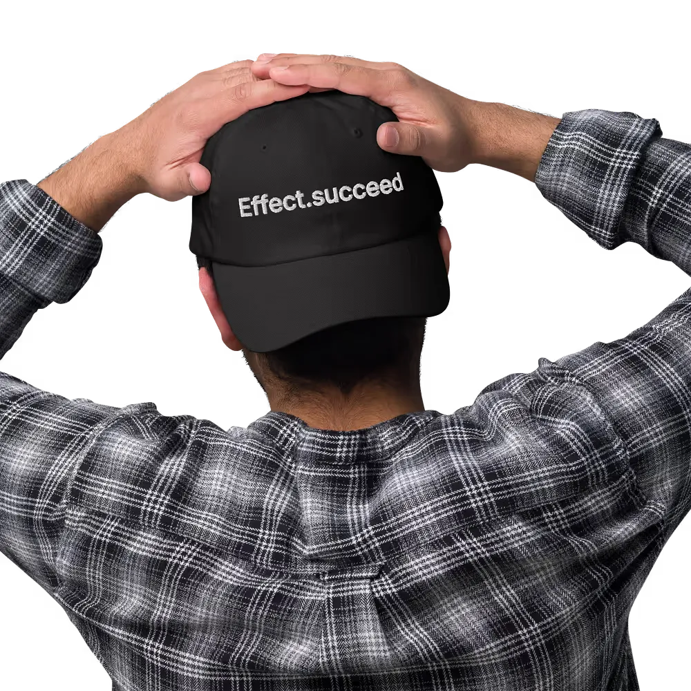 Effect.Succeed Classic Dad hat