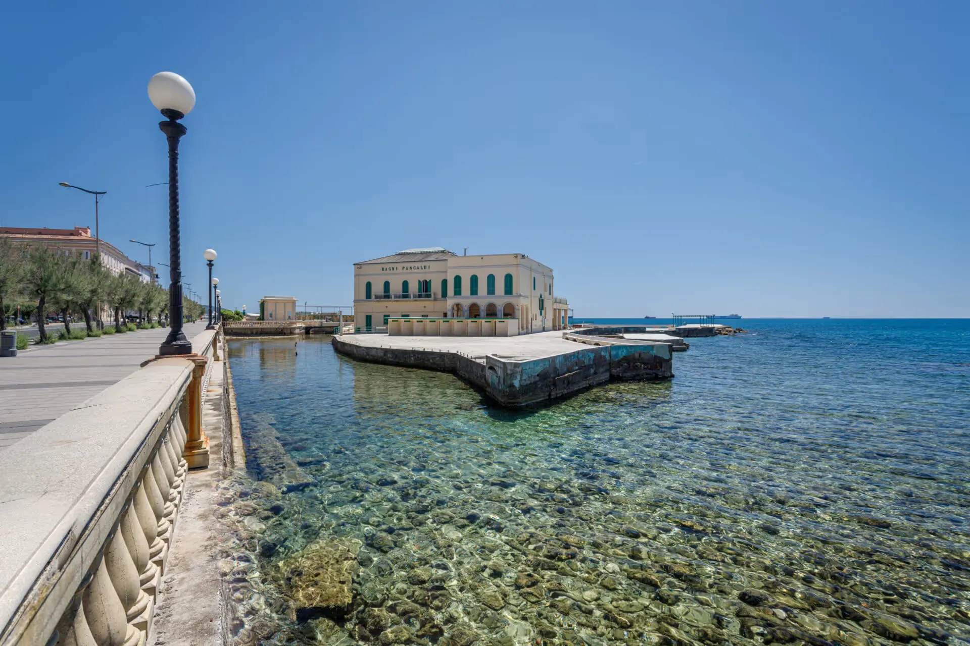 Palazzo Pancaldi on the Livorno seafront